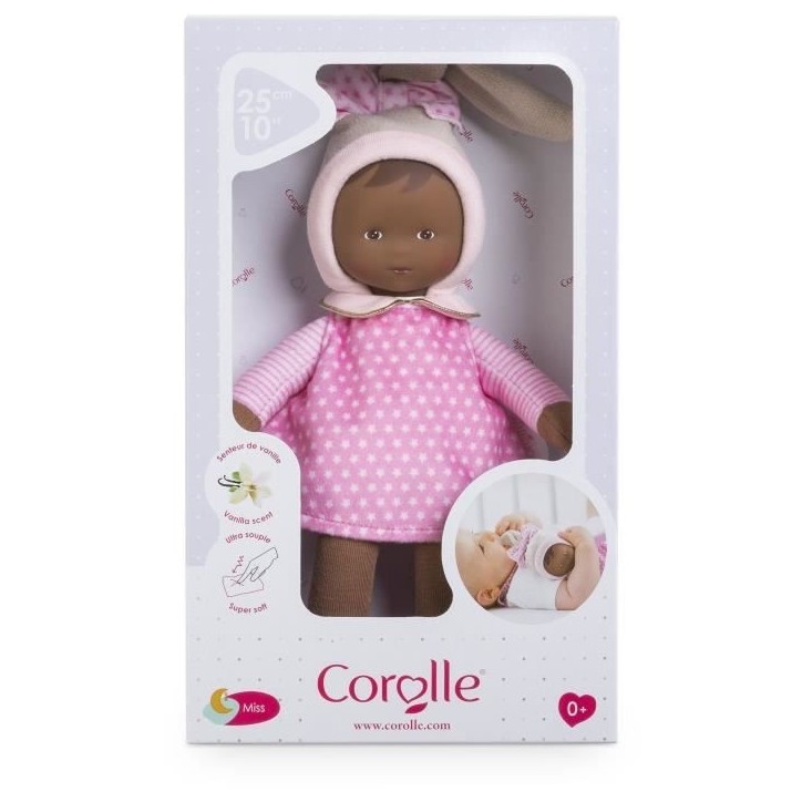 Doudou - COROLLE - Miss Rose Reves d'Étoiles - 25 cm - Des la naissance Doudou - COROLLE - Miss Rose Reves d'Étoiles - 25 cm - Des la naissance