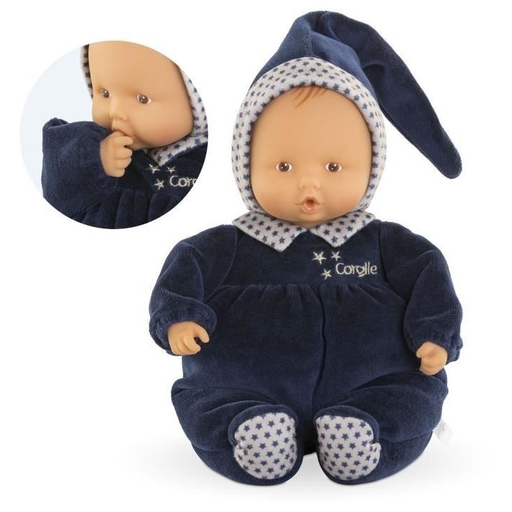 Doudou - COROLLE - Babipouce Marine Reves d'Étoiles - 28 cm - Des la naissance Doudou - COROLLE - Babipouce Marine Reves d'Étoiles - 28 cm - Des la naissance