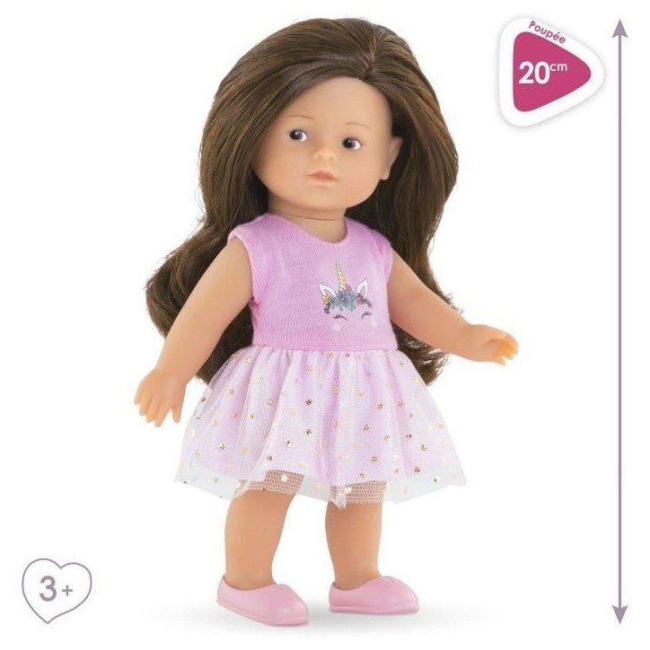 Mini poupée - COROLLE - Romy Licorne - 20 cm - senteur vanille - pret a offrir Mini poupée - COROLLE - Romy Licorne - 20 cm - senteur vanille - pret a offrir