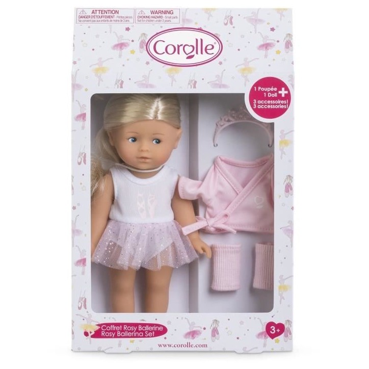 Mini poupée - COROLLE - Coffret Rosy Ballerine - 20 cm - senteur vanille - des 3 ans