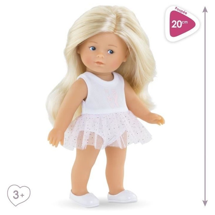 Mini poupée - COROLLE - Coffret Rosy Ballerine - 20 cm - senteur vanille - des 3 ans