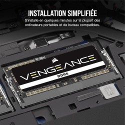 Mémoire RAM - CORSAIR - CMSX16GX5M1A5200C44 - VENGEANCE - DDR5 - 1 x1