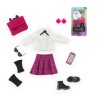 Accessoires poupée - COROLLE - Dressing College Anglais - 8 accessoir