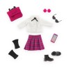 Accessoires poupée - COROLLE - Dressing College Anglais - 8 accessoir