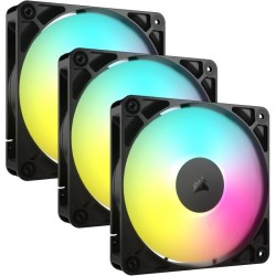 Pack de 3 ventilateurs ARGB 120mm - CORSAIR - RS120 - Refroidissement