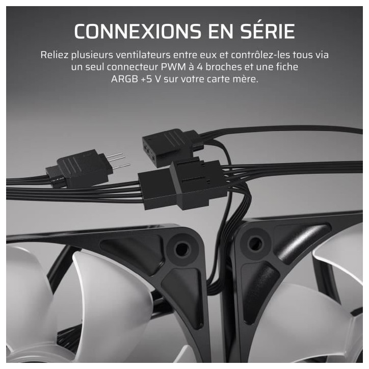 Ventilateur ARGB 120mm - CORSAIR - RS120