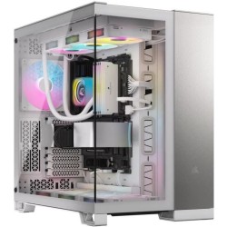 Boîtier PC - CORSAIR - CC-9011285-WW - 6500X Mid - Tower PC Case, Whi