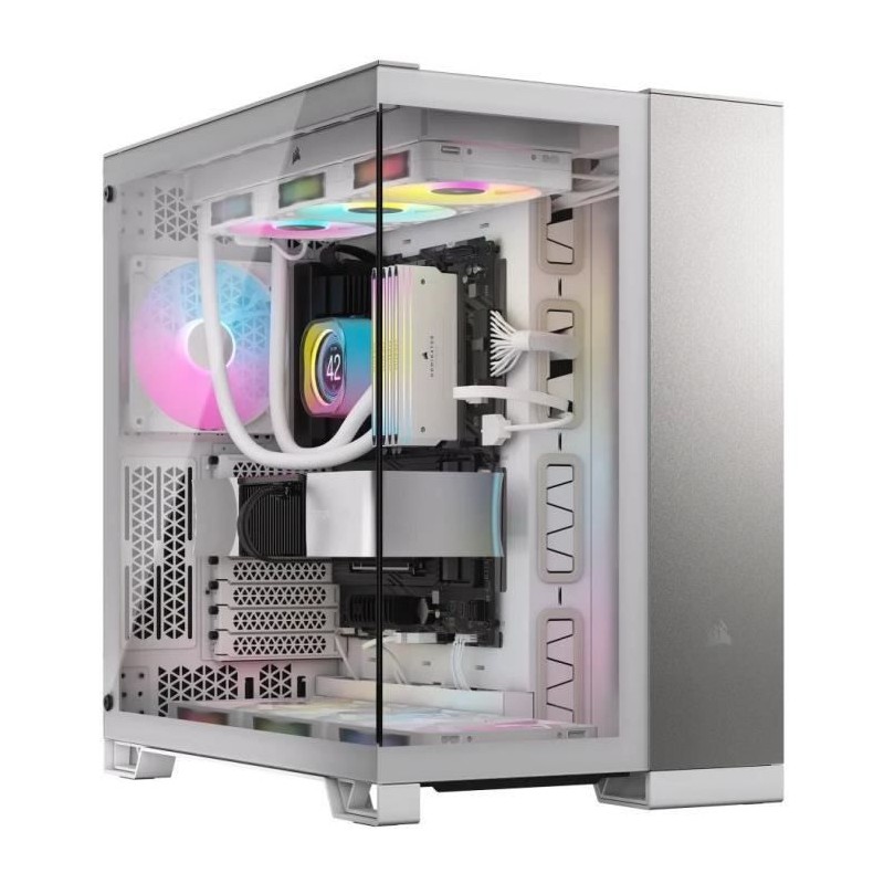 Boîtier PC - CORSAIR - CC-9011285-WW - 6500X Mid - Tower PC Case, Whi Boîtier PC - CORSAIR - CC-9011285-WW - 6500X Mid - Tower PC Case, Whi