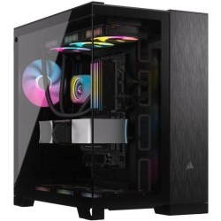 Boîtier PC - CORSAIR - CC-9011283-WW - 6500X Mid - Tower PC Case, Bla