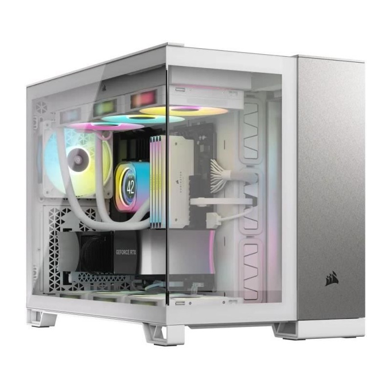 Boîtier PC - CORSAIR - CC-9011289-WW - 2500X - mATX PC Case - Black/O Boîtier PC - CORSAIR - CC-9011289-WW - 2500X - mATX PC Case - Black/O