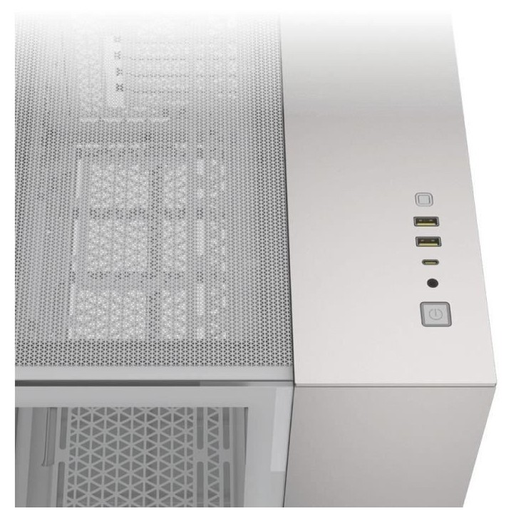 Boîtier PC - CORSAIR - CC-9011289-WW - 2500X - mATX PC Case - Black/Obsidian Aluminum