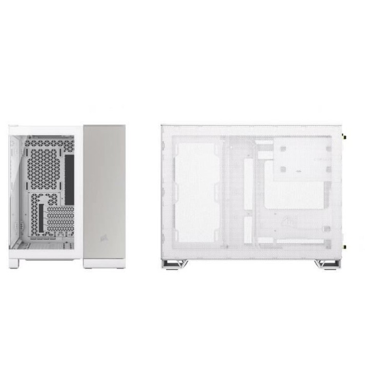 Boîtier PC - CORSAIR - CC-9011289-WW - 2500X - mATX PC Case - Black/Obsidian Aluminum