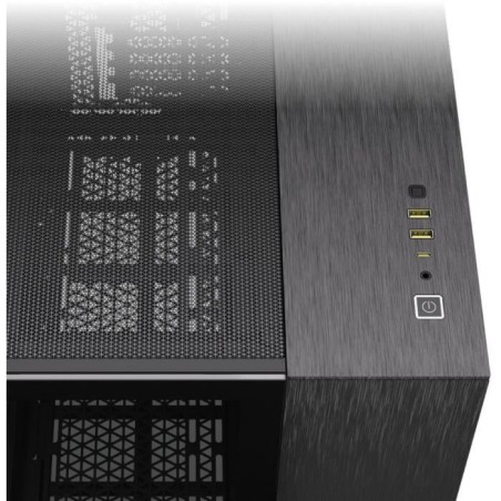 Boîtier PC - CORSAIR - CC-9011287-WW - 2500X - mATX - PC Case - Black/Obsidian Aluminum