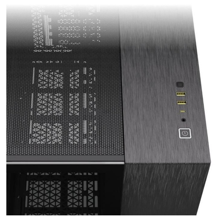 Boîtier PC - CORSAIR - CC-9011287-WW - 2500X - mATX - PC Case - Black/Obsidian Aluminum Boîtier PC - CORSAIR - CC-9011287-WW - 2500X - mATX - PC Case - Black/Obsidian Aluminum