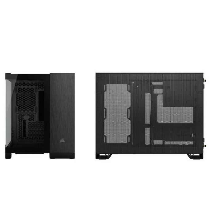 Boîtier PC - CORSAIR - CC-9011287-WW - 2500X - mATX - PC Case - Black/Obsidian Aluminum Boîtier PC - CORSAIR - CC-9011287-WW - 2500X - mATX - PC Case - Black/Obsidian Aluminum