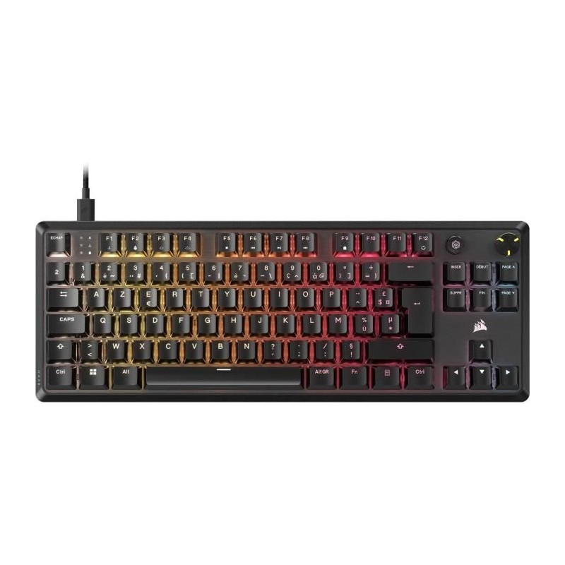 Clavier Gaming - CORSAIR - K70 Core TKL - RGB - Switchs MLX Red v2 - F