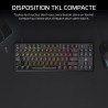 Clavier Gaming - CORSAIR - K70 Core TKL - RGB - Switchs MLX Red v2 - F