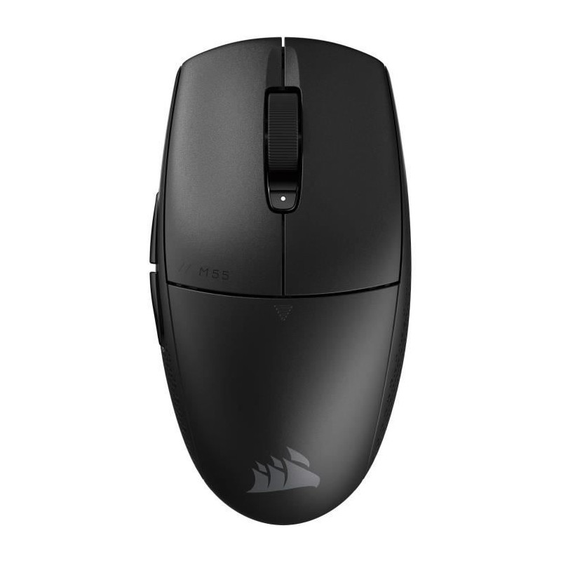 Souris Gaming Sans Fil - CORSAIR - M55 Wireless - Noire, Symétrique Souris Gaming Sans Fil - CORSAIR - M55 Wireless - Noire, Symétrique