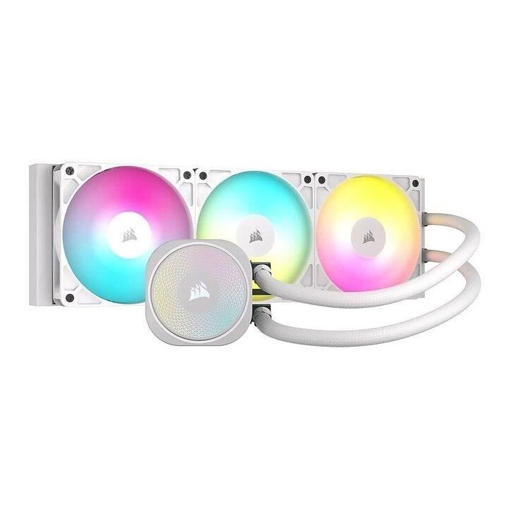 Refroidissement PC - CORSAIR - CW-9060095-WW - NAUTILUS 360 ARGB BLANC Liquid CPU Cooler Refroidissement PC - CORSAIR - CW-9060095-WW - NAUTILUS 360 ARGB BLANC Liquid CPU Cooler