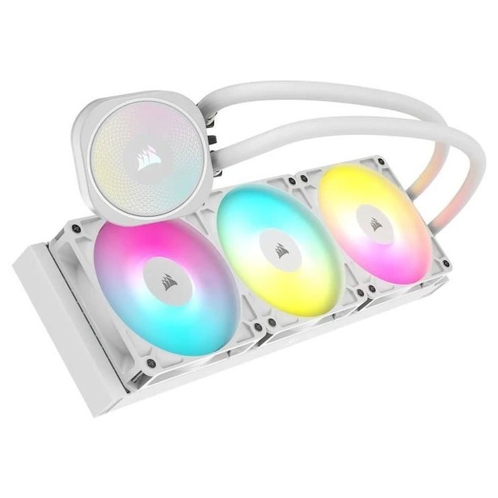Refroidissement PC - CORSAIR - CW-9060095-WW - NAUTILUS 360 ARGB BLANC Liquid CPU Cooler Refroidissement PC - CORSAIR - CW-9060095-WW - NAUTILUS 360 ARGB BLANC Liquid CPU Cooler