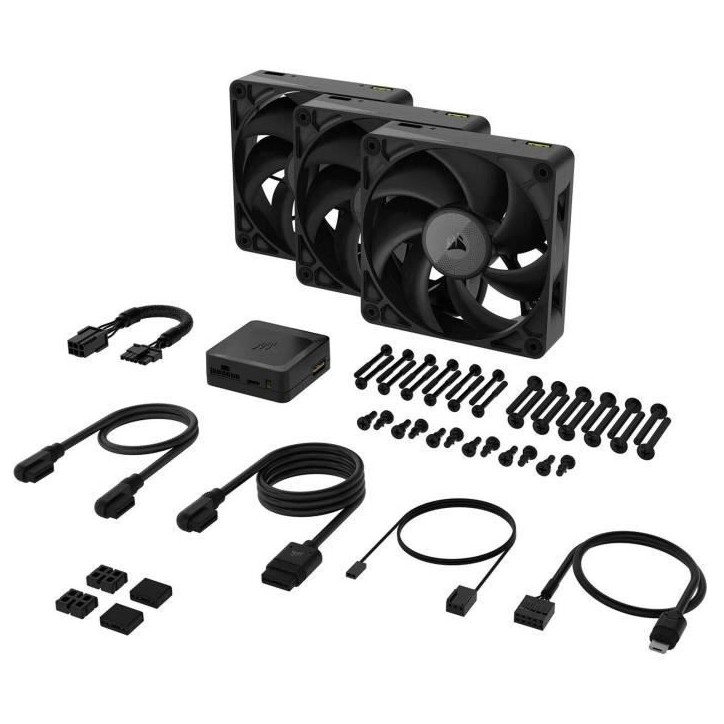 Refroidissement PC - CORSAIR - CO-9051042-WW - iCUE LINK RX120 Max Triple Fan Refroidissement PC - CORSAIR - CO-9051042-WW - iCUE LINK RX120 Max Triple Fan