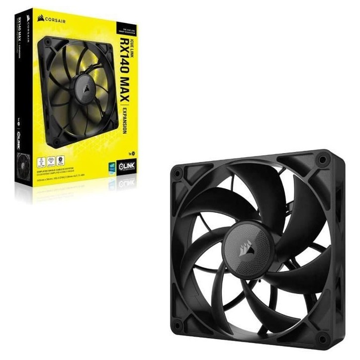 Refroidissement PC - CORSAIR - CO-9051043-WW - iCUE LINK RX140 Max Single Fan Refroidissement PC - CORSAIR - CO-9051043-WW - iCUE LINK RX140 Max Single Fan