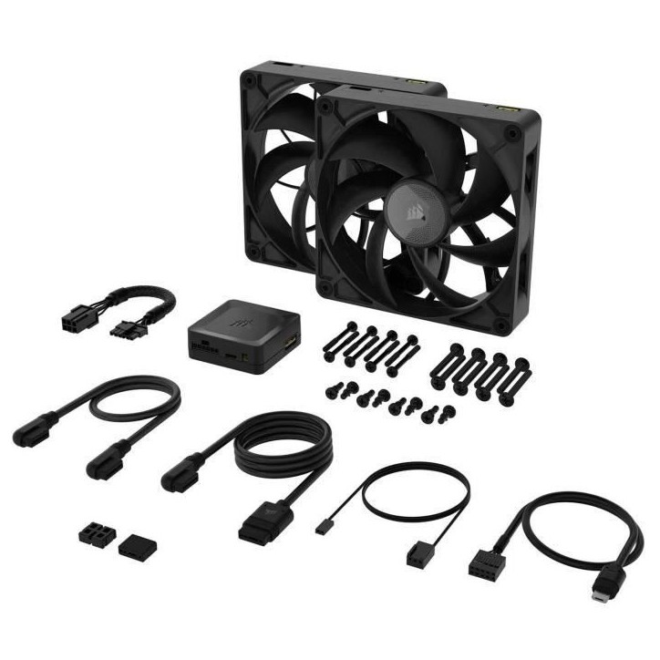 Refroidissement PC - CORSAIR - CO-9051044-WW - iCUE LINK RX140 Max Dual Fan 2 épais Refroidissement PC - CORSAIR - CO-9051044-WW - iCUE LINK RX140 Max Dual Fan 2 épais