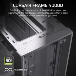 CORSAIR FRAME 4000D Boîtier Modulaire ATX de Taille Moyenne Débit d'