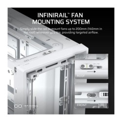 CORSAIR FRAME 4000D Boîtier Modulaire ATX de Taille Moyenne Débit d'