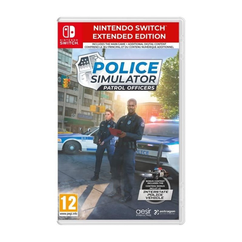 Police Simulator : Patrol Officers - Jeu Nintendo Switch - Extended Ed Police Simulator : Patrol Officers - Jeu Nintendo Switch - Extended Ed