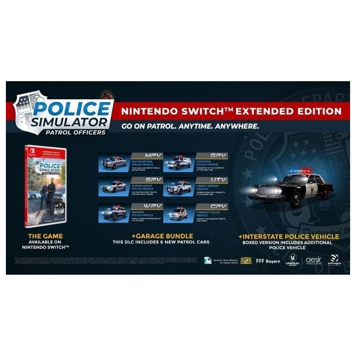 Police Simulator : Patrol Officers - Jeu Nintendo Switch - Extended Edition