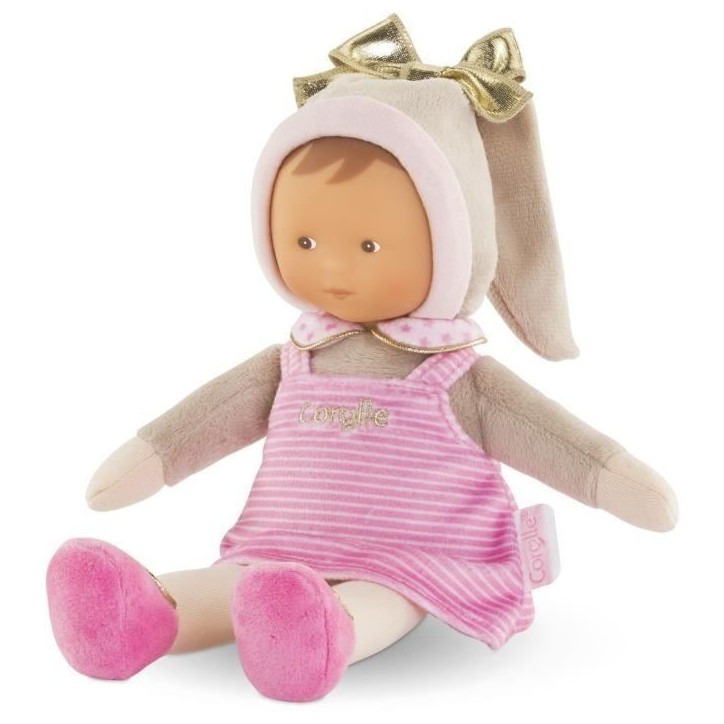 Mon Doudou COROLLE - Miss Rayée Reves d'Etoiles - 25 cm - petite poupée - senteur de vanille - des la naissance