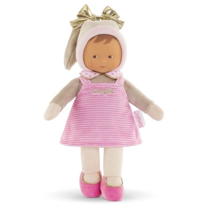Mon Doudou COROLLE - Miss Rayée Reves d'Etoiles - 25 cm - petite poupée - senteur de vanille - des la naissance