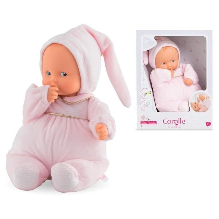 Mon Doudou COROLLE - Babipouce Pays des Reves - 28 cm - senteur de vanille - des la naissance Mon Doudou COROLLE - Babipouce Pays des Reves - 28 cm - senteur de vanille - des la naissance