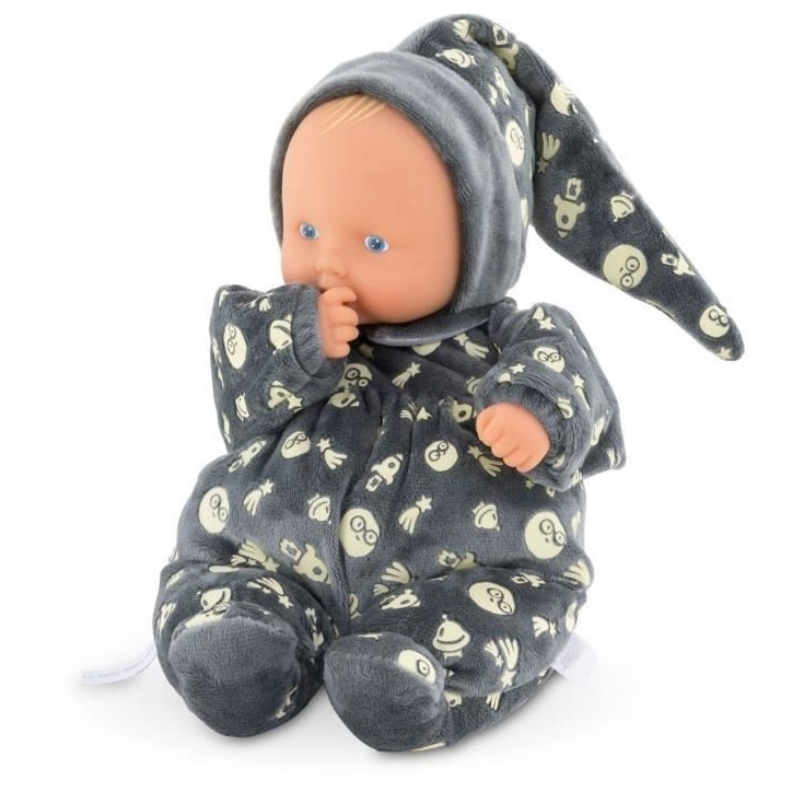 Mon Doudou COROLLE - Babipouce Brille dans la Nuit - 28 cm - senteur de vanille - des la naissance Mon Doudou COROLLE - Babipouce Brille dans la Nuit - 28 cm - senteur de vanille - des la naissance