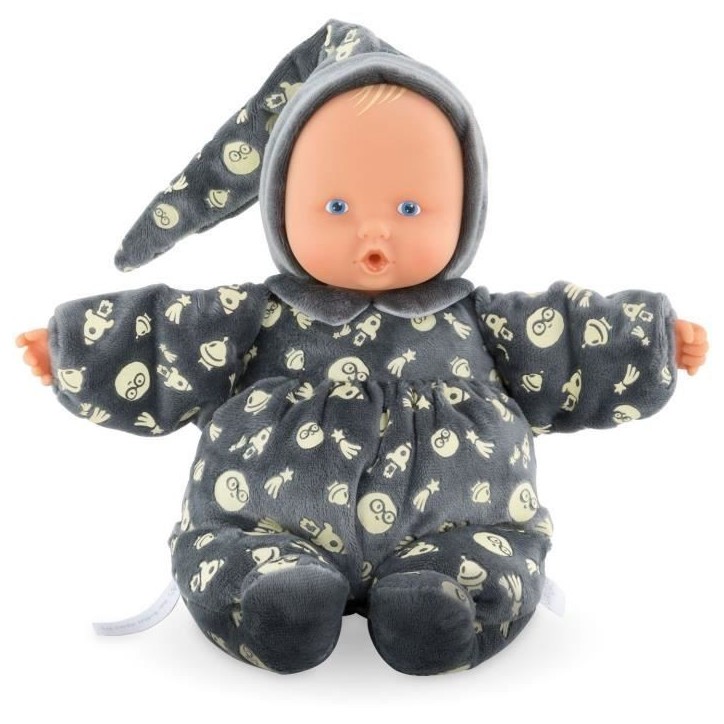 Mon Doudou COROLLE - Babipouce Brille dans la Nuit - 28 cm - senteur de vanille - des la naissance Mon Doudou COROLLE - Babipouce Brille dans la Nuit - 28 cm - senteur de vanille - des la naissance