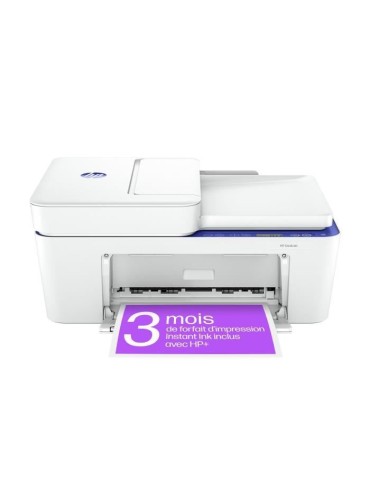 Imprimante tout-en-un HP Deskjet 4230e Jet d'encre couleur Copie Scan - 3 mois d'Instant ink inclus avec HP+