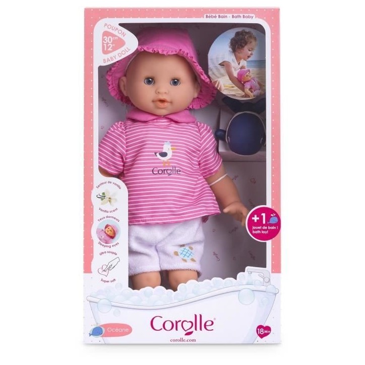 Poupon - COROLLE - Bébé Bain Océane - 30 cm - jouet de bain - des 18 mois