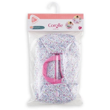Accessoires poupons - COROLLE - Couffin Floral - pour poupon 30 cm - des 18 mois