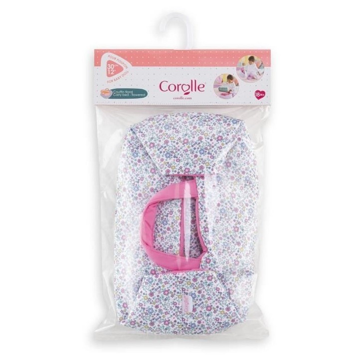 Accessoires poupons - COROLLE - Couffin Floral - pour poupon 30 cm - des 18 mois Accessoires poupons - COROLLE - Couffin Floral - pour poupon 30 cm - des 18 mois