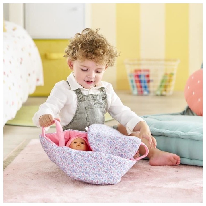 Accessoires poupons - COROLLE - Couffin Floral - pour poupon 30 cm - des 18 mois Accessoires poupons - COROLLE - Couffin Floral - pour poupon 30 cm - des 18 mois