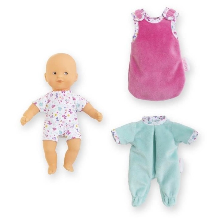 Poupon - COROLLE - Mini Calin Bonne Nuit Papillons - 20 cm - 2 accessoires - des 18 mois Poupon - COROLLE - Mini Calin Bonne Nuit Papillons - 20 cm - 2 accessoires - des 18 mois