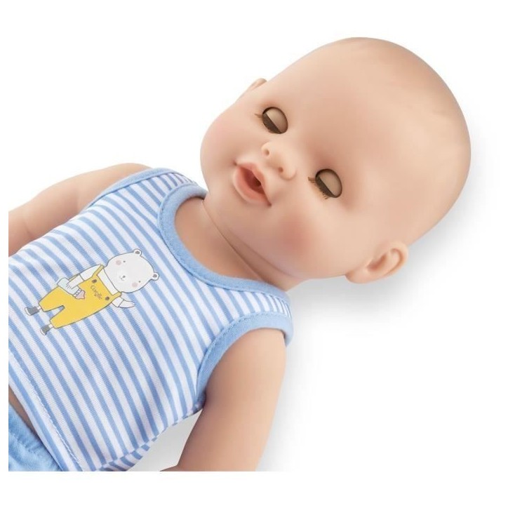 Corolle - Mon Grand Poupon - Paul fait pipi - Poupon 36cm sexué au corps vinyle - Des 2 ans