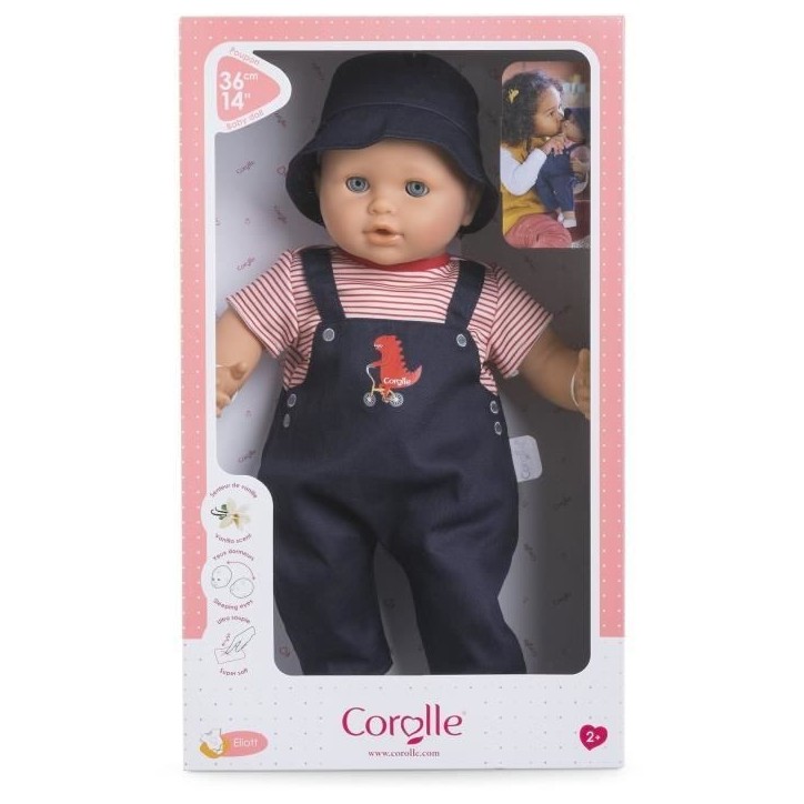 Mon Grand Poupon COROLLE - Eliott - 36 cm - Senteur de vanille - des 2 ans Mon Grand Poupon COROLLE - Eliott - 36 cm - Senteur de vanille - des 2 ans