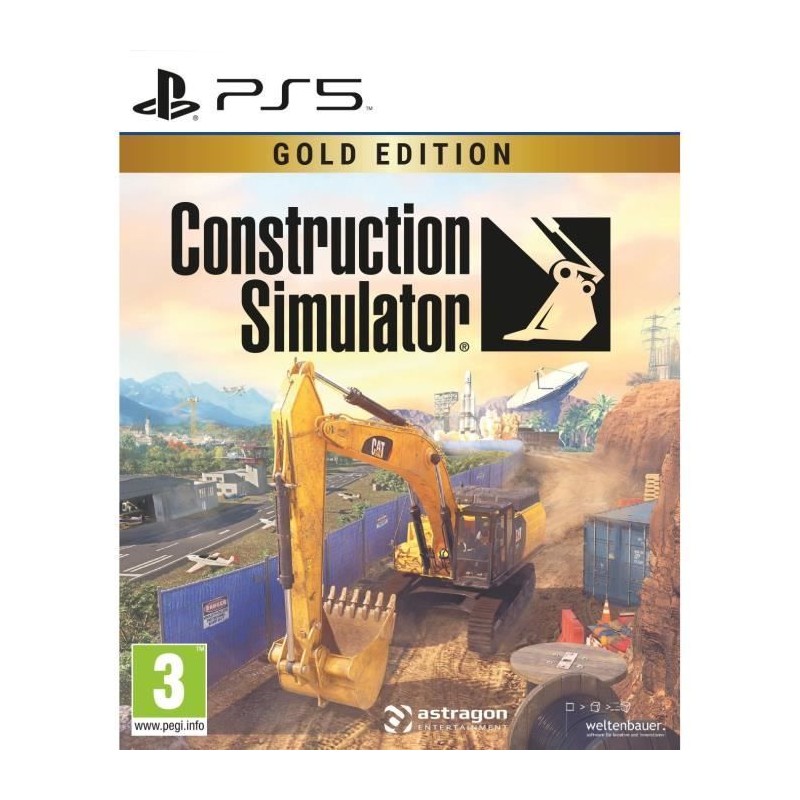 Construction Simulator - Jeu PS5 - Gold Edition Construction Simulator - Jeu PS5 - Gold Edition