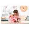 Chaise haute pour poupon 36 et 42cm - Corolle - 2 en 1 - Multicolore