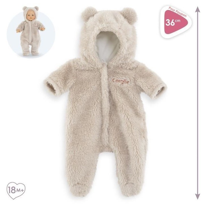Pilote Ourson - COROLLE - Vetement- Pour Poupon 36cm - Des 2 ans Pilote Ourson - COROLLE - Vetement- Pour Poupon 36cm - Des 2 ans