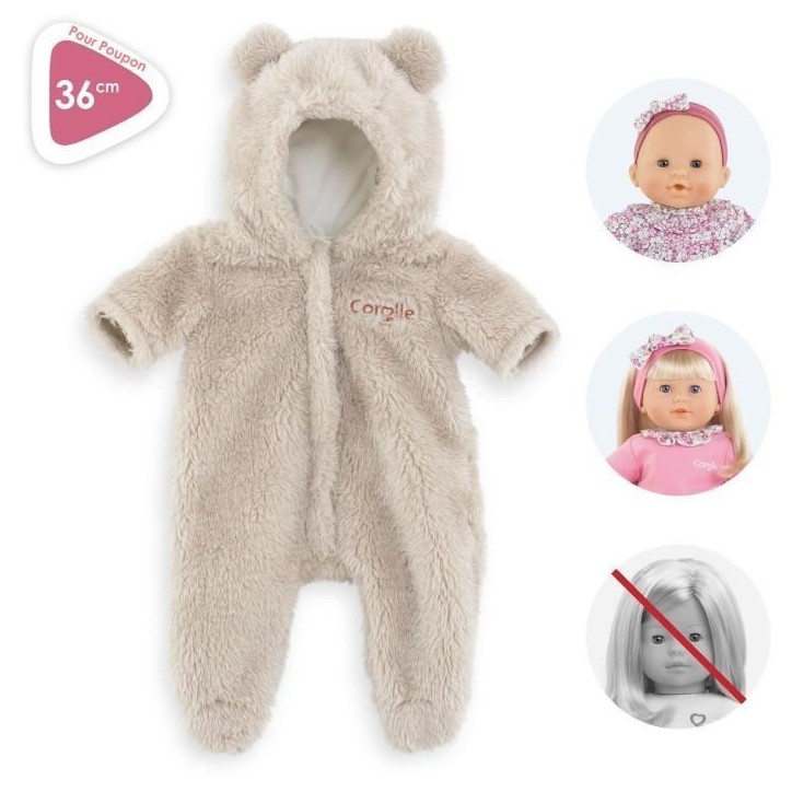 Pilote Ourson - COROLLE - Vetement- Pour Poupon 36cm - Des 2 ans Pilote Ourson - COROLLE - Vetement- Pour Poupon 36cm - Des 2 ans