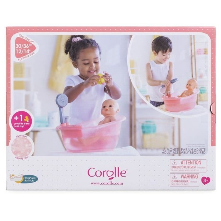 Accessoire poupon - COROLLE - Baignoire pour poupon 30 et 36cm - Des 3 ans Accessoire poupon - COROLLE - Baignoire pour poupon 30 et 36cm - Des 3 ans