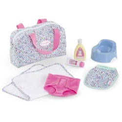 Accessoires poupons - COROLLE - Coffret Accessoires a Langer Floral -